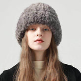 Soft Fuzzy Knitted Warm Beanie Hat