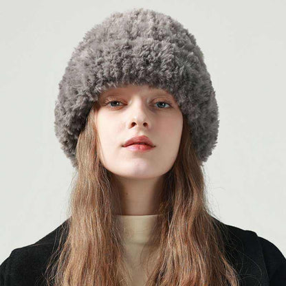 Soft Fuzzy Knitted Warm Beanie Hat | Warm &amp; Cozy Winter Accessory