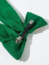 Christmas Crystal Snowflake Bowknot Hair Clip