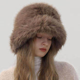 Faux Fur Bucket Hat