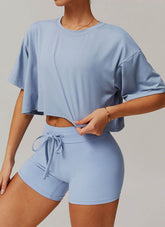 Short Sleeve Crop Top T-Shirts