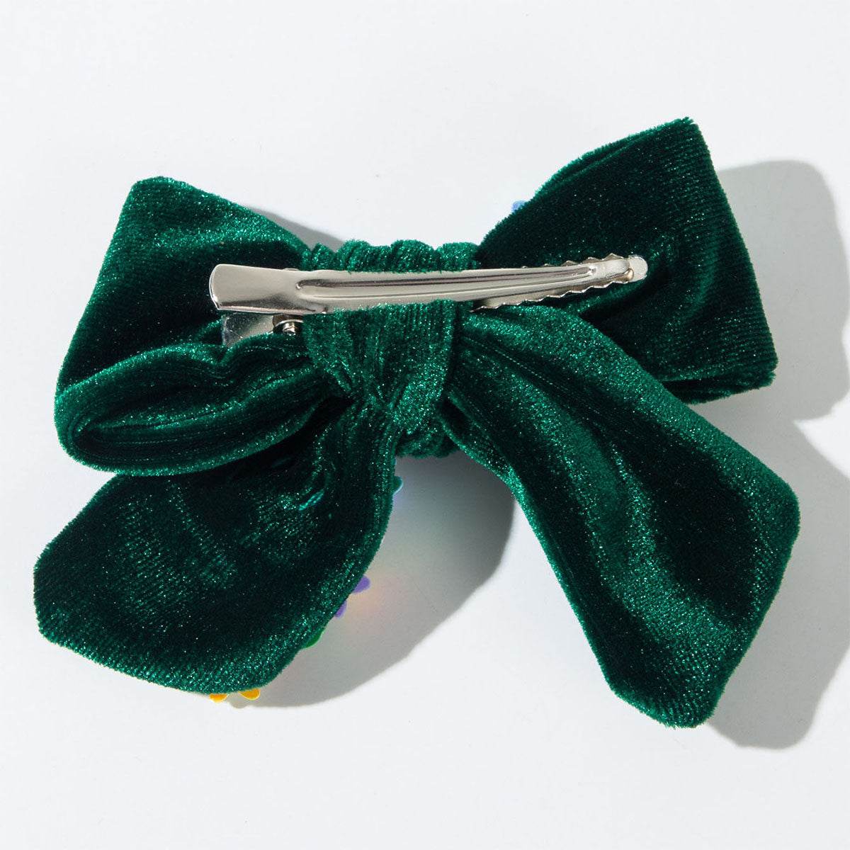 Velvet Sequin Hair Bow Clips Hair Accessories