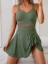 One Piece Tummy Control Swim Dress -