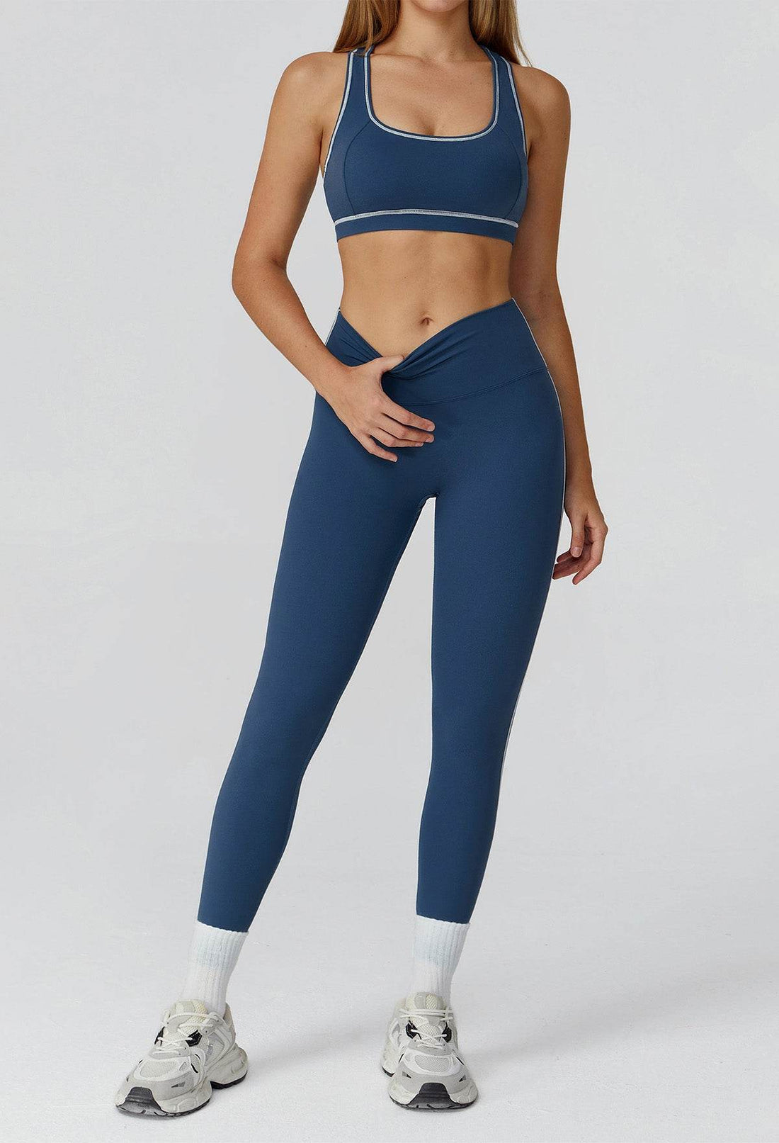 Athletic Wear with Racerback Sports Bra and Legging