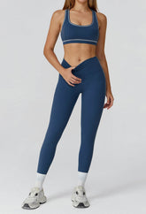 Athletic Wear with Racerback Sports Bra and Legging