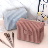Velvet Makeup Bag Cosmetic Travel Organizer Toiletry Bag