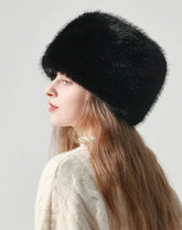 Fuzzy Furry Winter Faux Fur Hat Warm Fluffy Bucket Hat