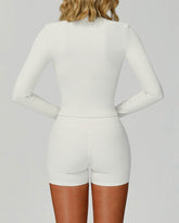 Long Sleeve Full Zip Running Jacket