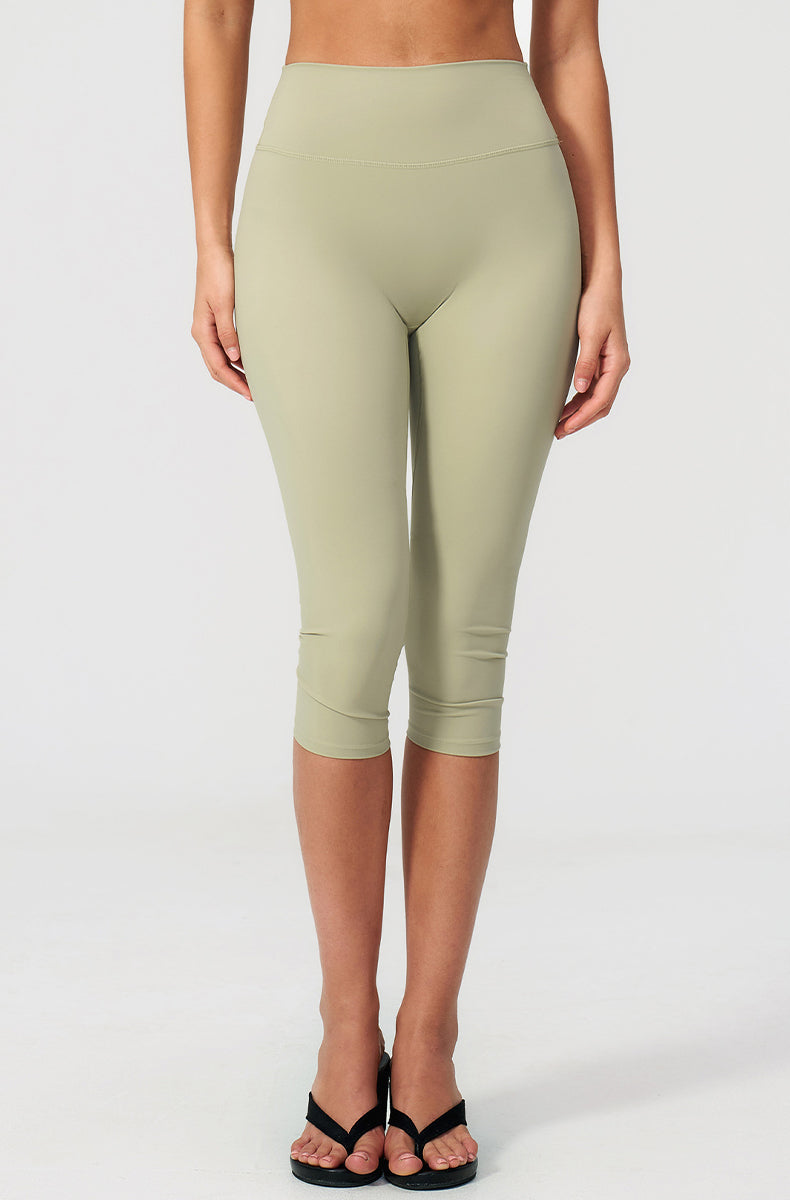 Tummy Control Capri Yoga Leggings