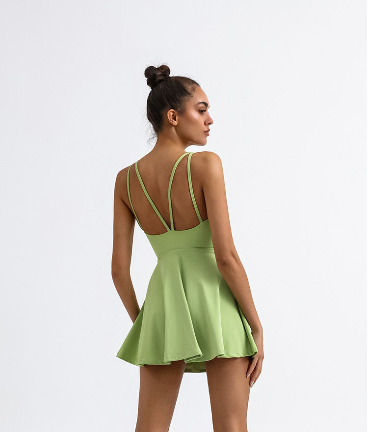 One Piece Sleeveless Tennis Dress