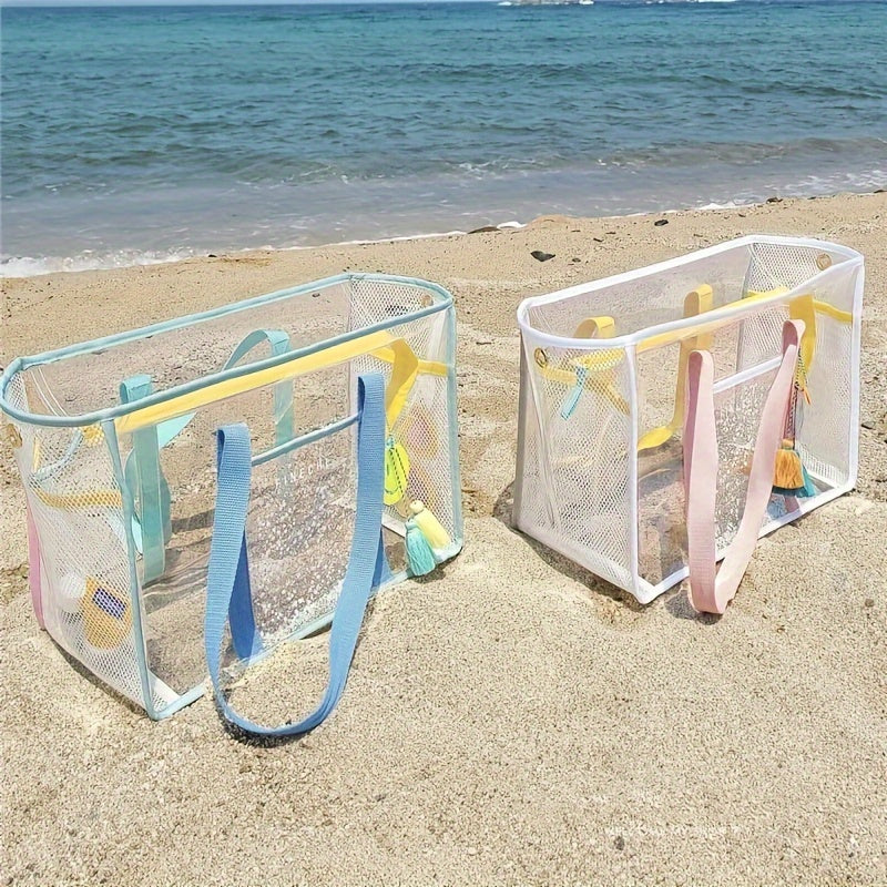 Clear Beach Tote Bag