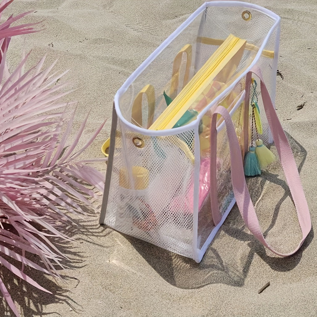 Clear Beach Tote Bag