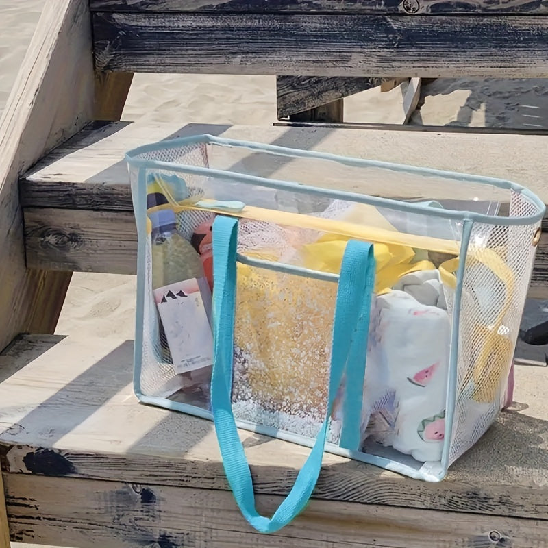 Clear Beach Tote Bag