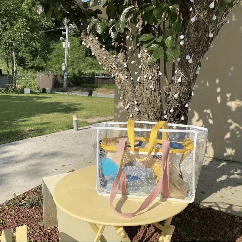 Clear Beach Tote Bag