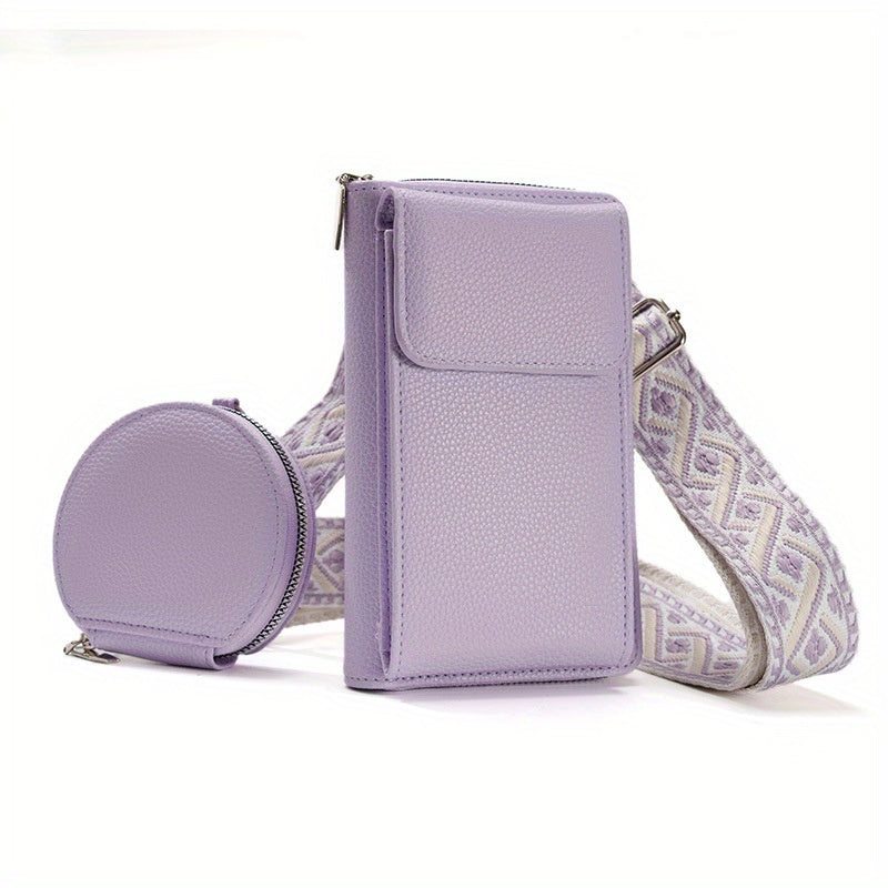 Compact Shoulder Cellphone Bag with Coin Purse