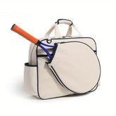 Canvas Tennis Shoulder Bag Pickleball Tote Handbag