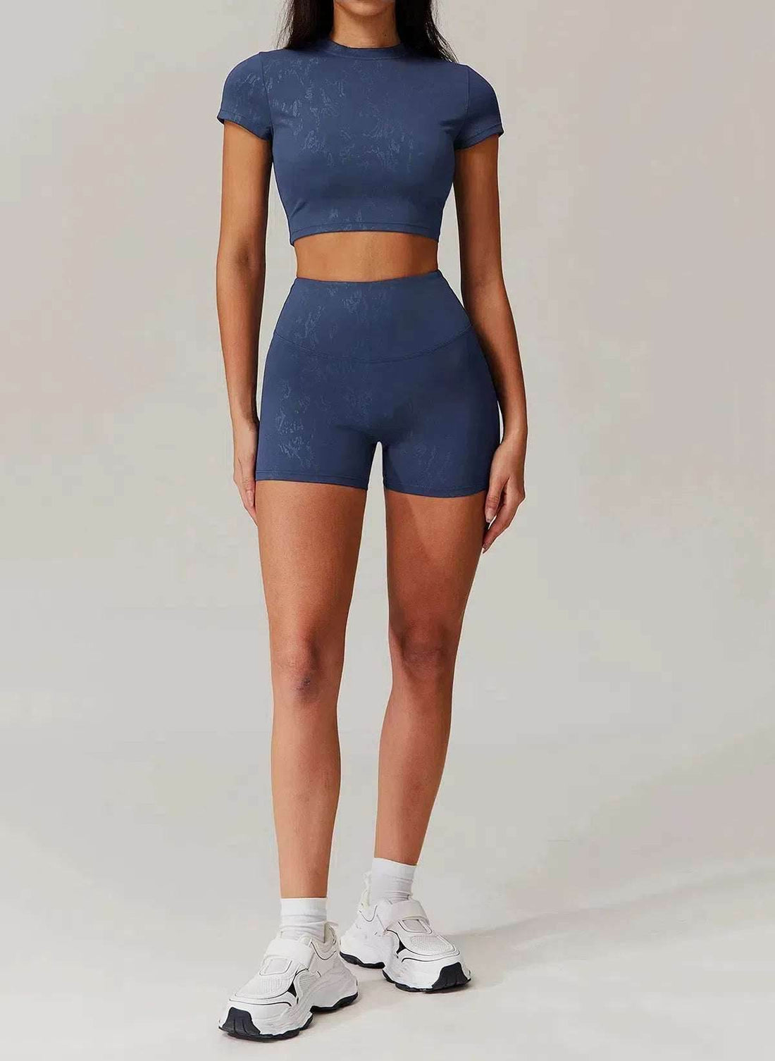 Sports Set With Short Sleeve T-Shirt and Short