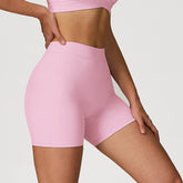 No Front Seam High Waist Yoga Shorts