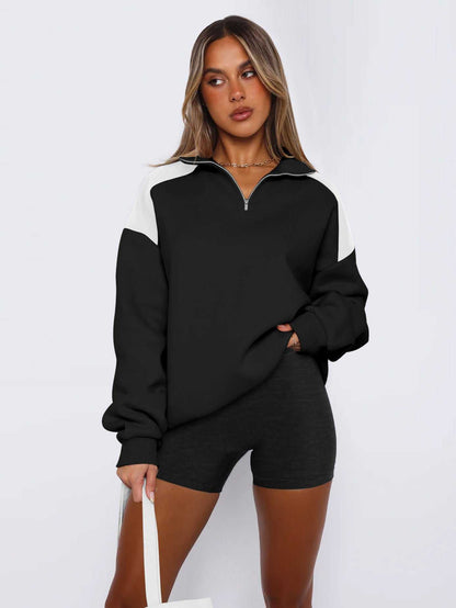 Color Block Pullover Sweatshirt | Stylish &amp; Cozy for Everyday Wear