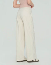 Casual Drawstring Waist Sweatpants Wide Leg Yoga Trousers