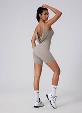 Spaghetti Straps Short Rompers Jumpsuit