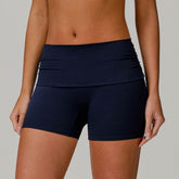 Flip Fold High Waist Tummy Yoga Shorts