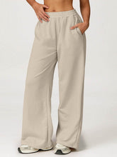 Wide Leg Sweatpant Baggy Straight Leg Sweat Pant with Pocket