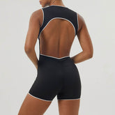 Sleeveless Yoga Jumpsuit With Chest Pad