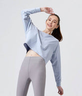 Long Sleeve Crop Yoga T-Shirt