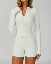 Long Sleeve Full Zip Running Jacket