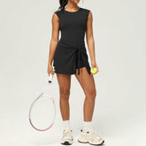 Athletic Sleeveless Dress With Built-in Short