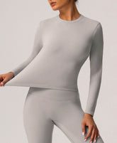 Long Sleeve Slim Fitted T-Shirts Basic Tees