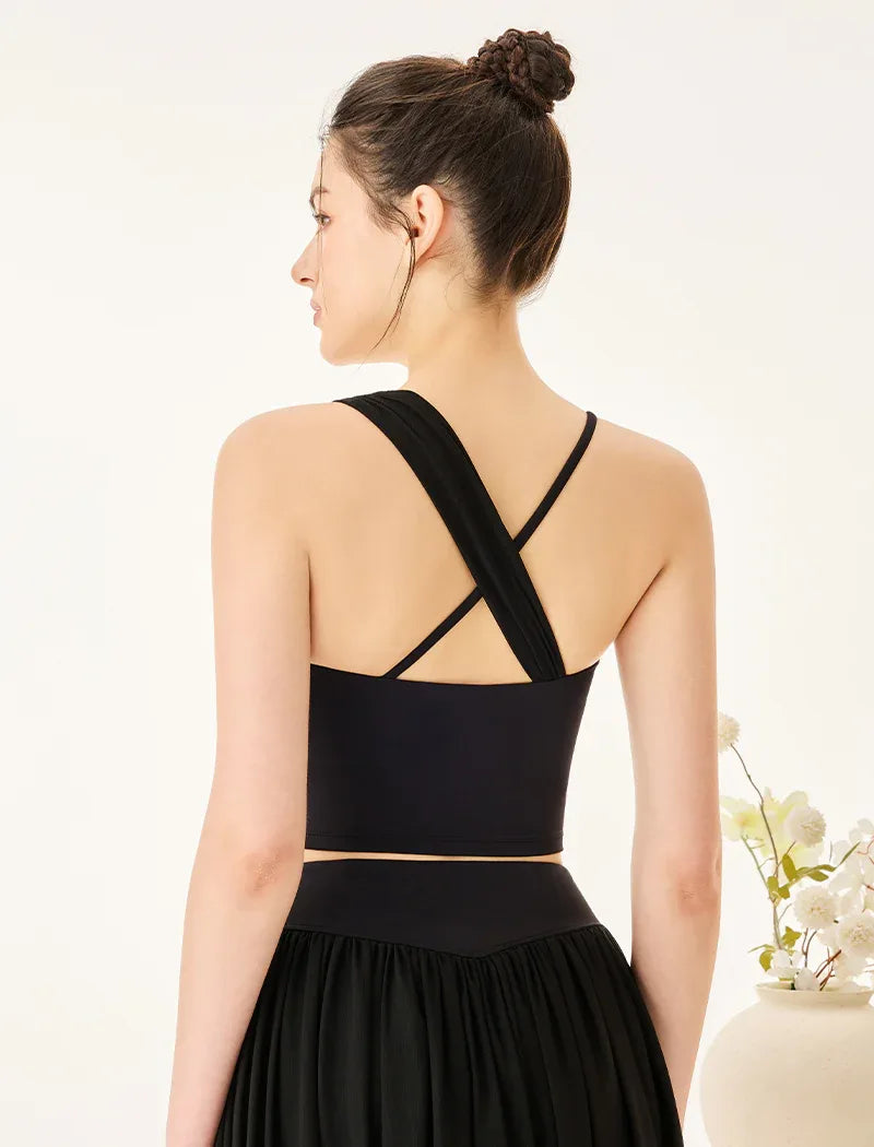 Asymmetric Mesh Tank Top – CRAVEBYFW