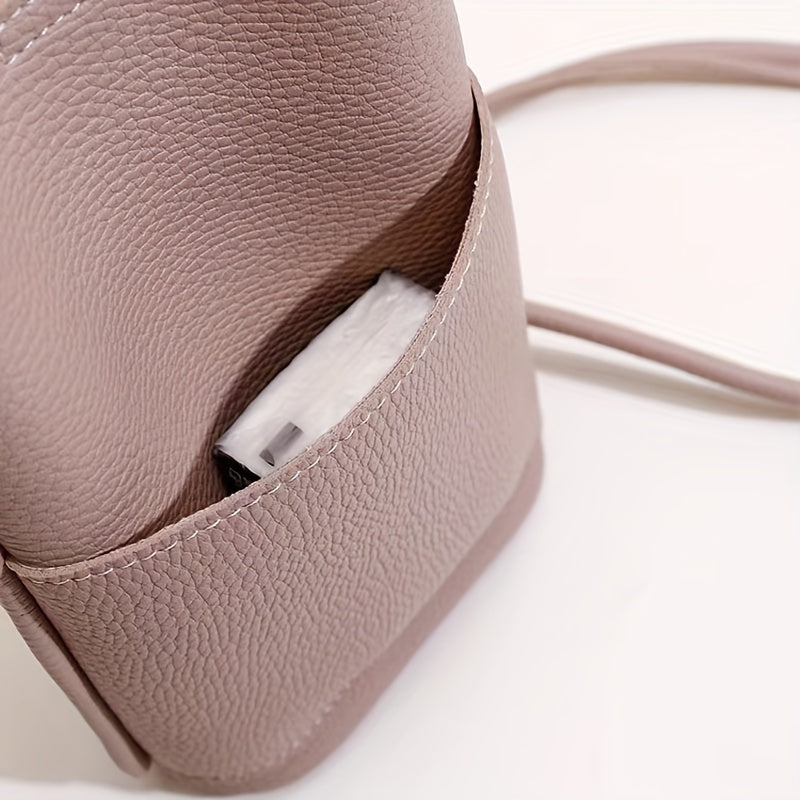 Chic PU Leather Cellphone Bag for Women