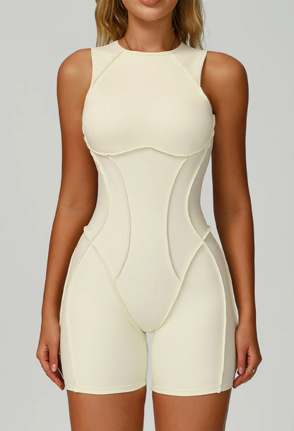 Sleeveless Backless Yoga One Piece Jumpsuits