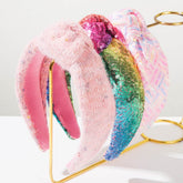 Sequin Knotted Headband Glitter Hair Accessories