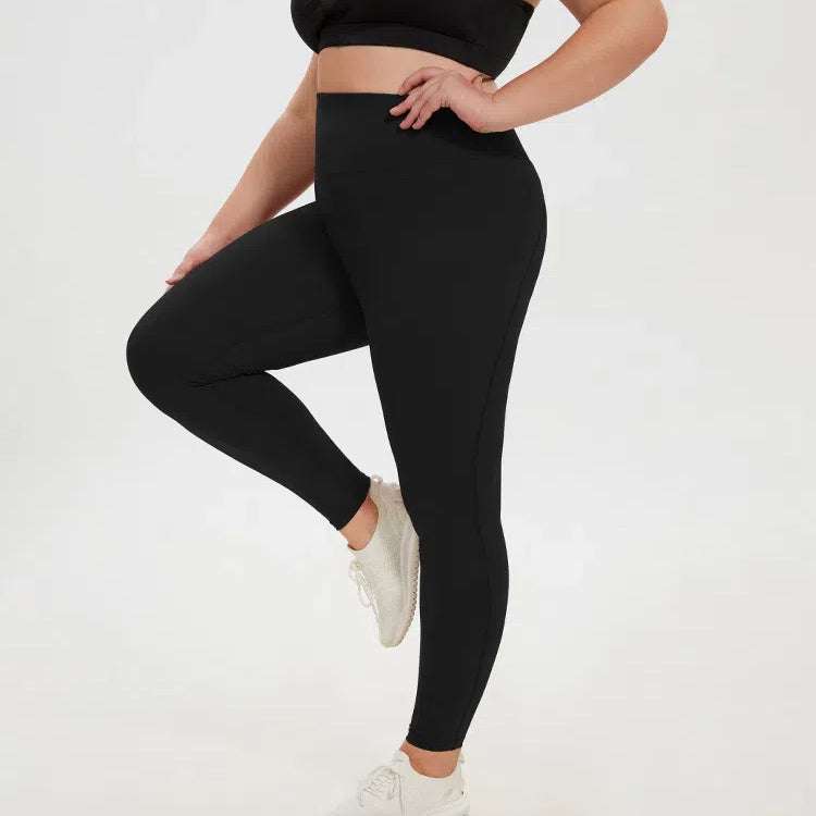 Plus Size High Waist Fitness Leggings | Comfortable &amp; Supportive Fit