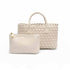 Trendy Woven Handbags With Pouch -