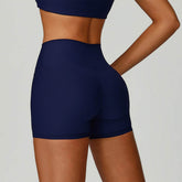 Widened Ribbed High Waist Sport Short