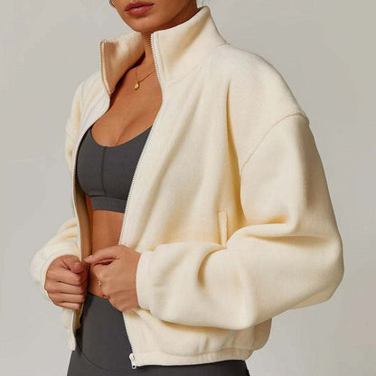 Loose Zipper Sports Sweatshirt Jacket | Comfortable &amp; Versatile