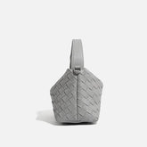 Woven Leather Tote Bag