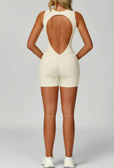 Sleeveless Backless Yoga One Piece Jumpsuits