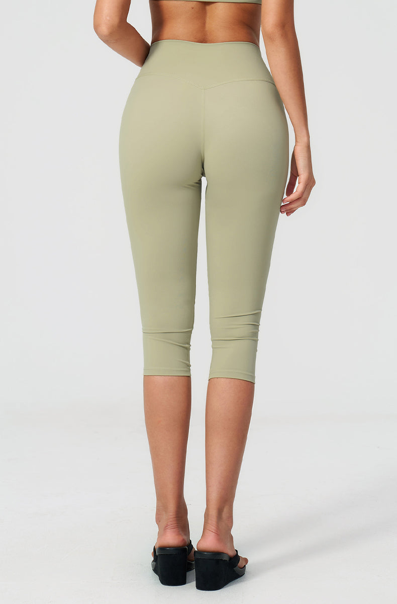 Tummy Control Capri Yoga Leggings