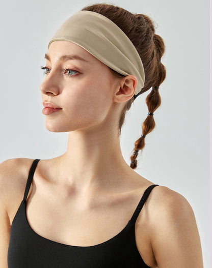 Wide Elastic Soft Sports Headband