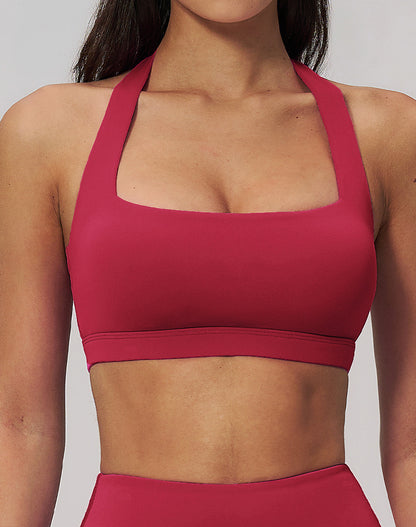 Halter Square Neck Sports Bra