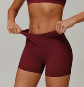 Crossover High Waisted Tummy Control Athletic Short