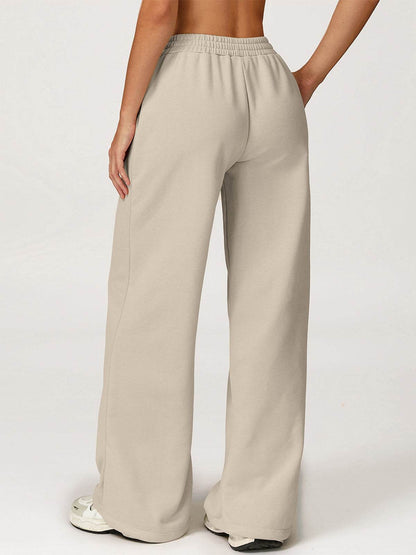 Wide Leg Sweatpant Baggy Straight Leg Sweat Pant with Pocket