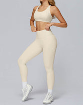 Athletic Wear with Cross Back Strappy Sports Bra and Legging