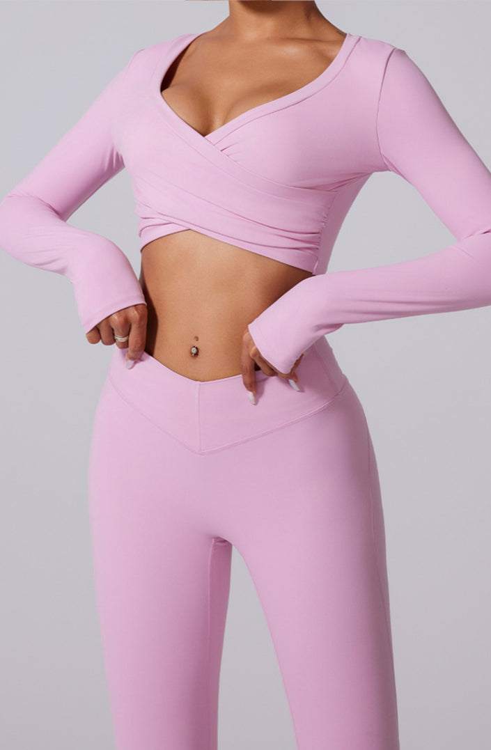 Long Sleeve Sports Yoga Set | Comfortable &amp; Stylish for Every Session