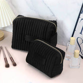 Velvet Makeup Bag Cosmetic Travel Organizer Toiletry Bag